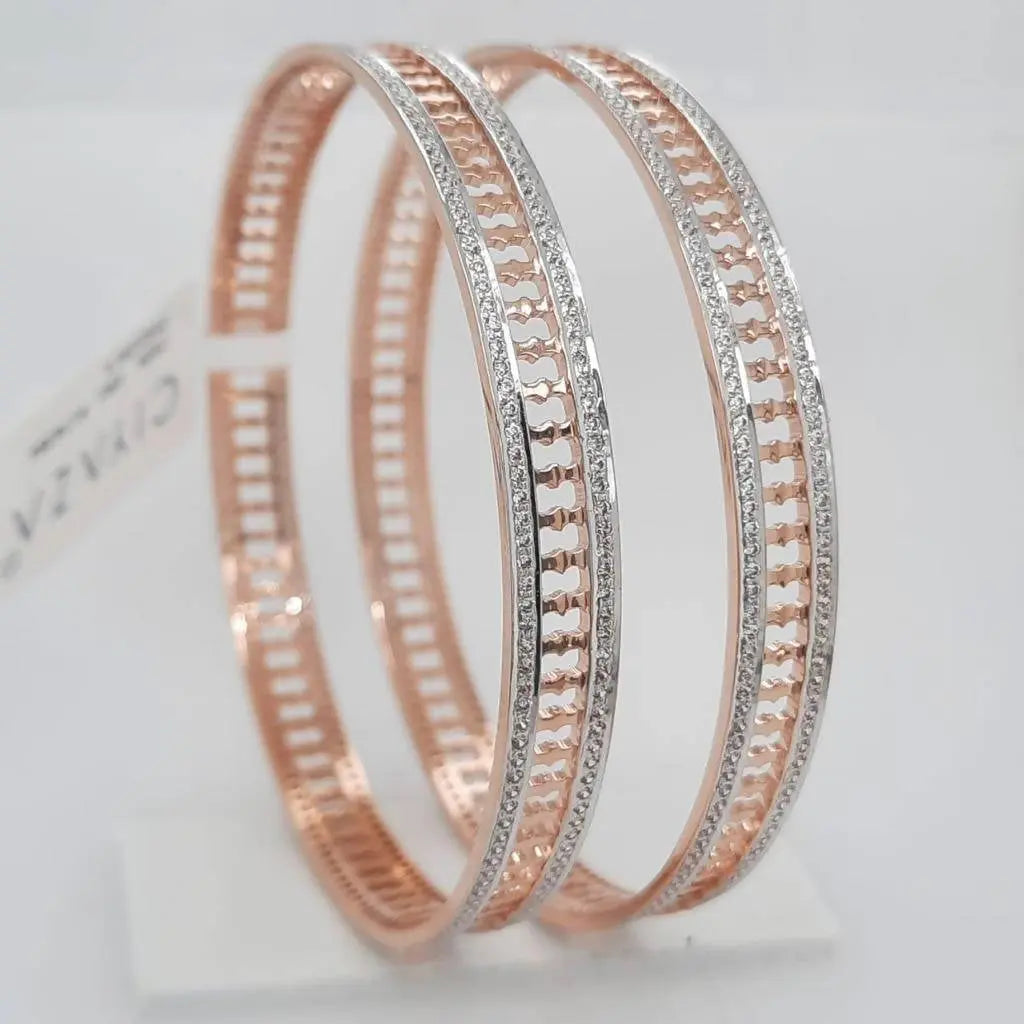 Rose Gold Bangles Sarafa Bazar