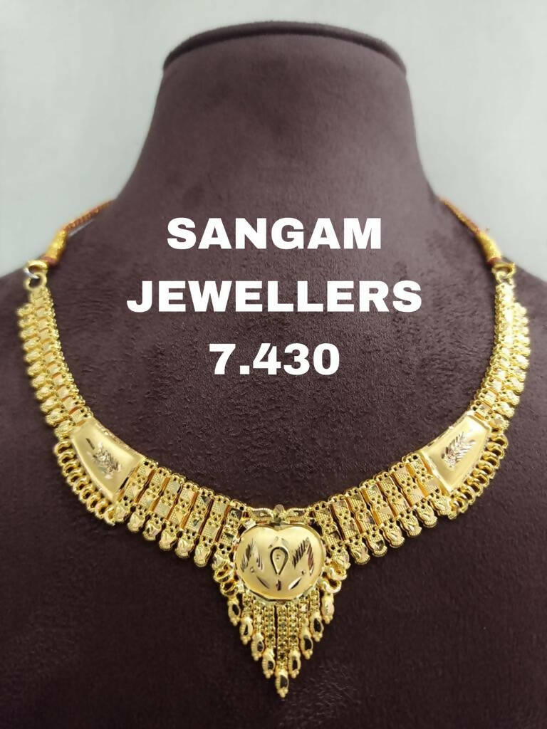 Gold Necklace Sarafa Bazar India