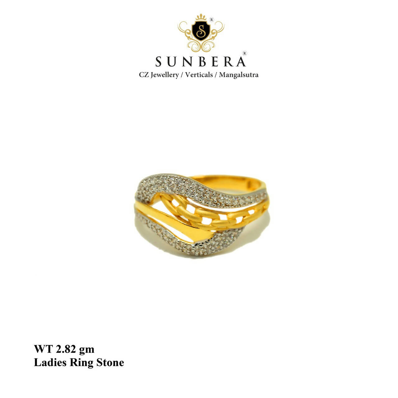 Ladies Stone Ring Sarafa Bazar India