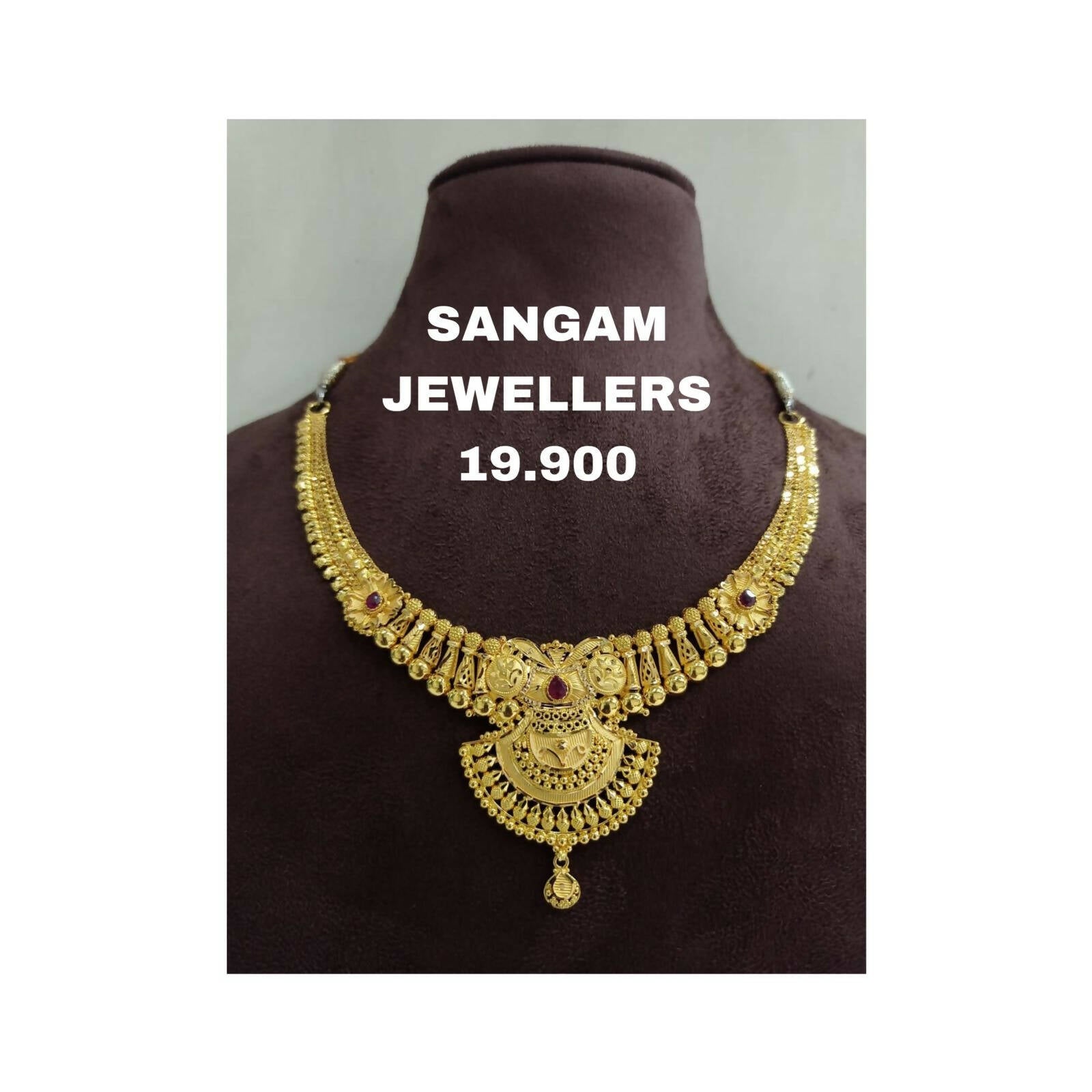 Gold Necklace Sarafa Bazar India