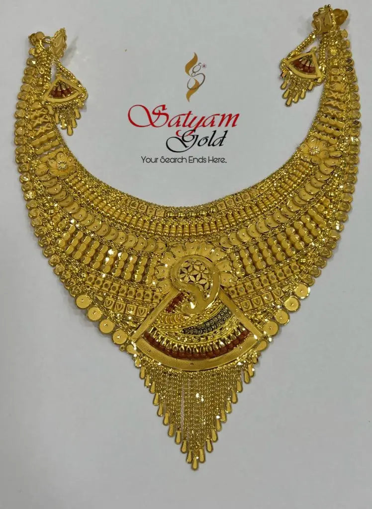 Gold Necklace Sarafa Bazar India