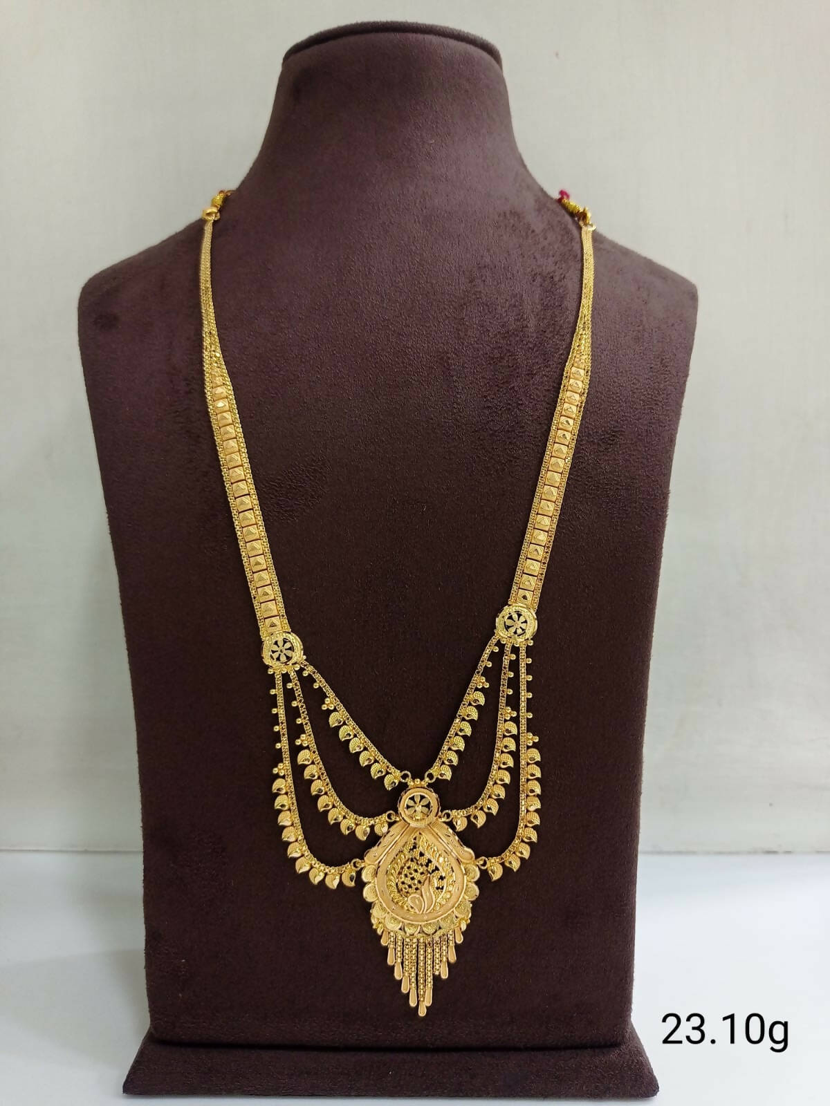 Gold Long Set Sarafa Bazar India