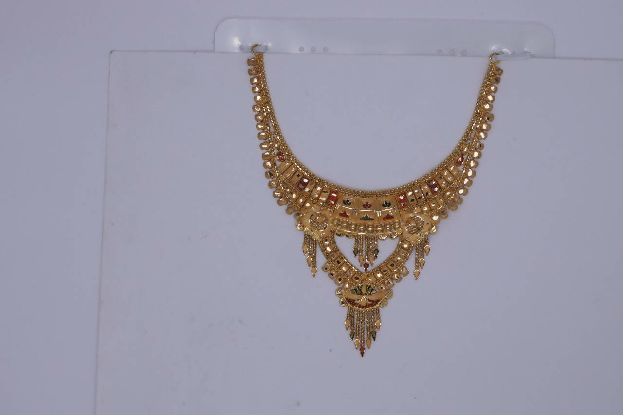 Gold Necklace Sarafa Bazar India