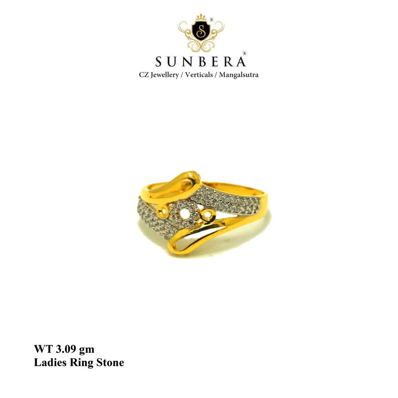 Ladies Stone Ring Sarafa Bazar India