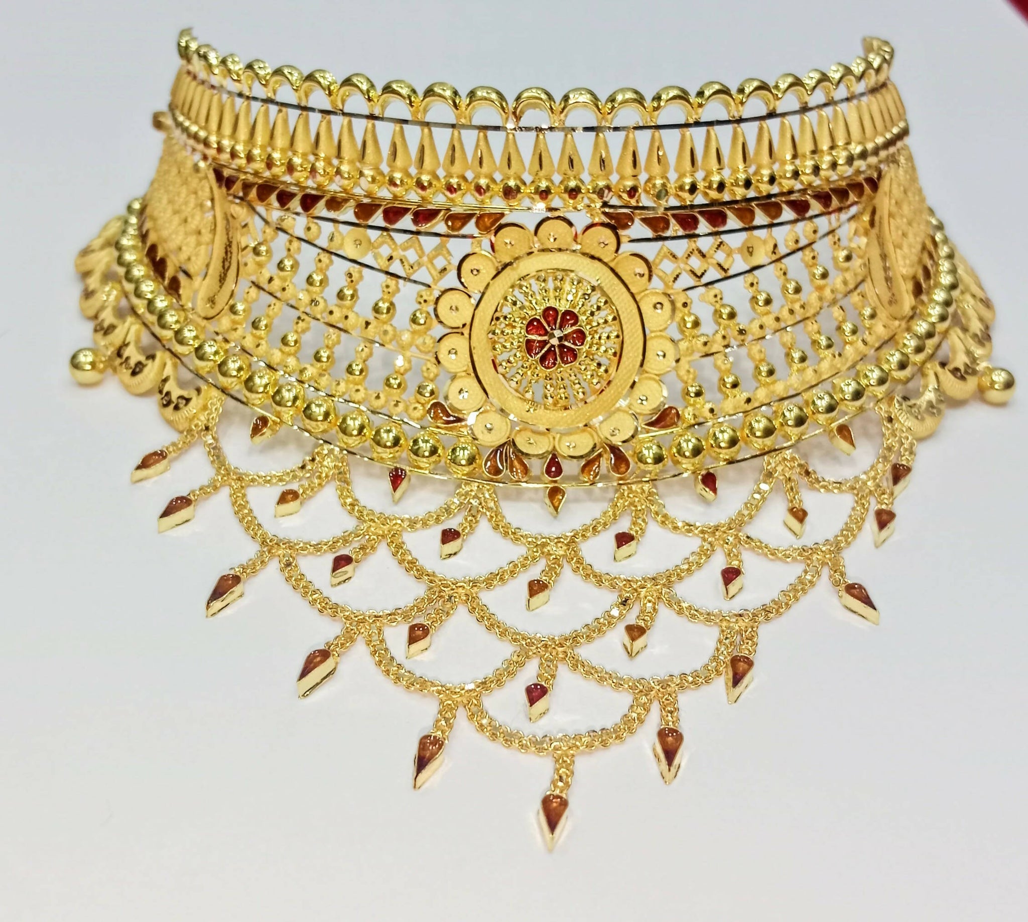 Gold Choker Sarafa Bazar India