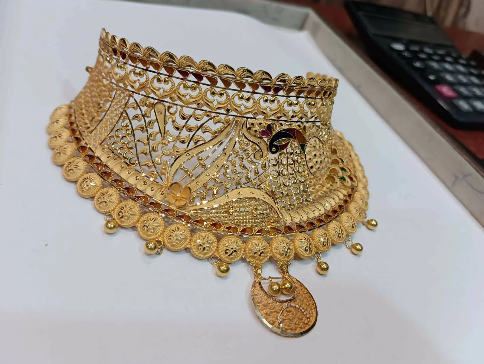 Gold Choker Sarafa Bazar India