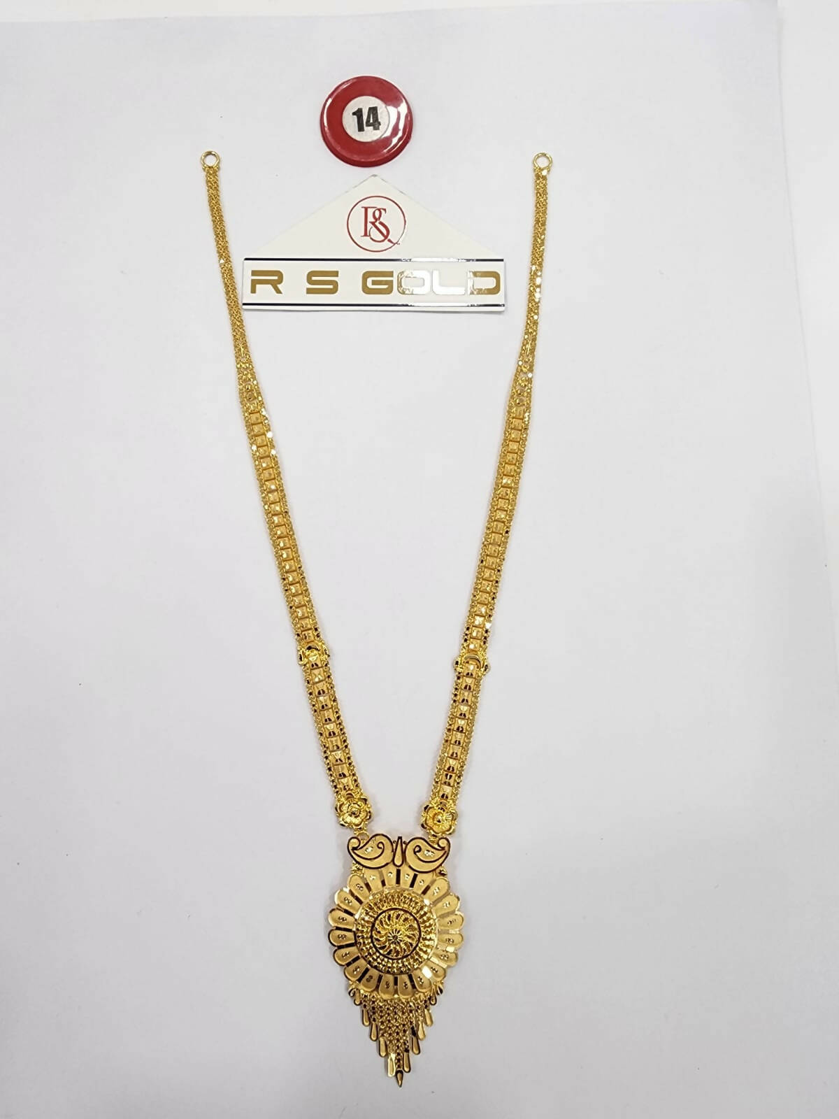 Gold Long Set Sarafa Bazar India