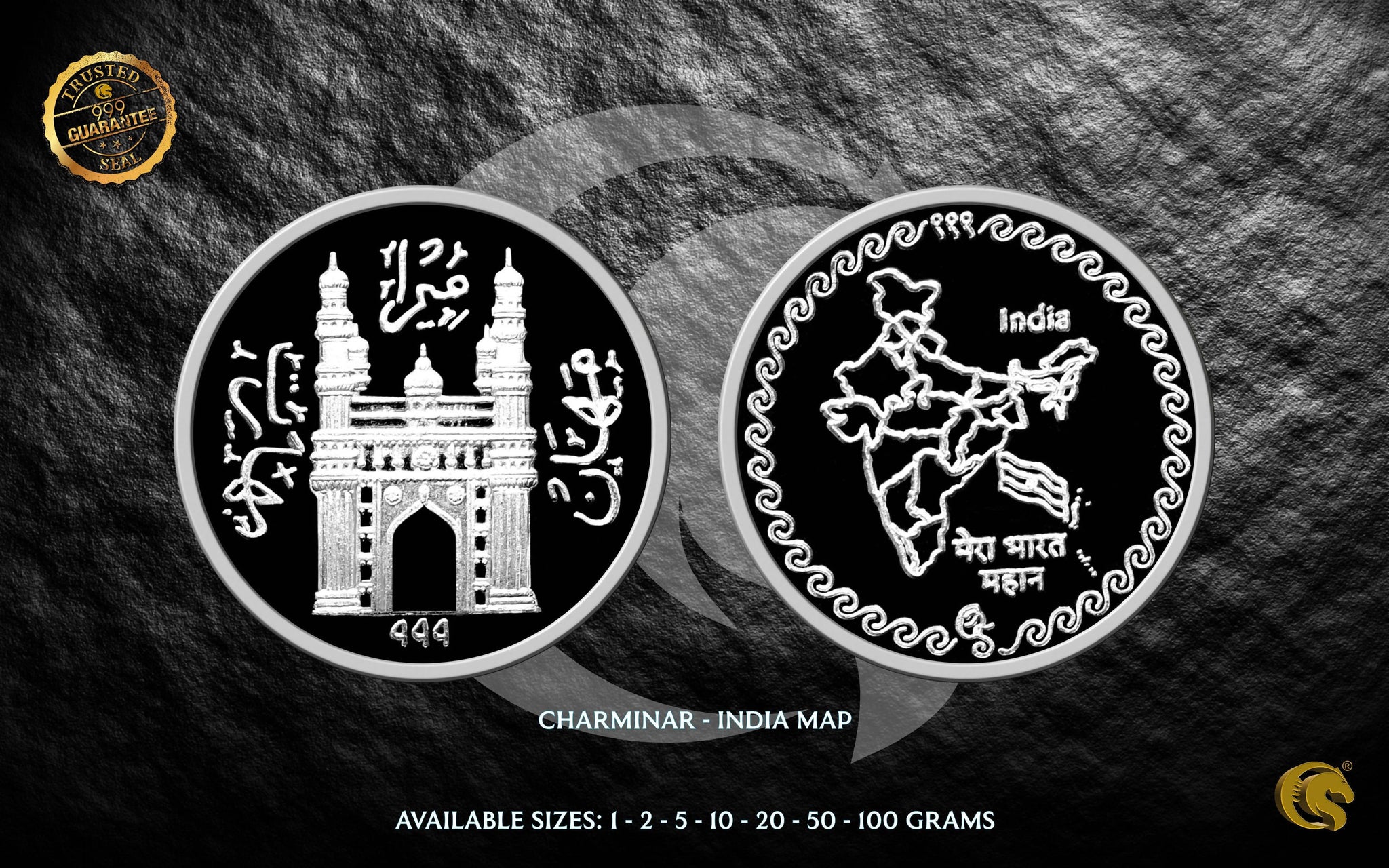 Charminar Silver Coin | Omkar MInt Sarafa Bazar