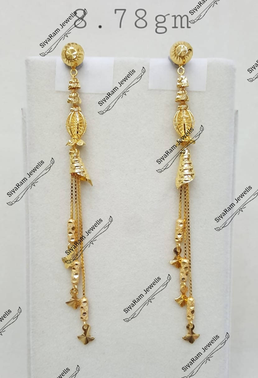 Buy Pure Gold Jhumka Designs - Kalyan Gold Jhumka Earring Collection