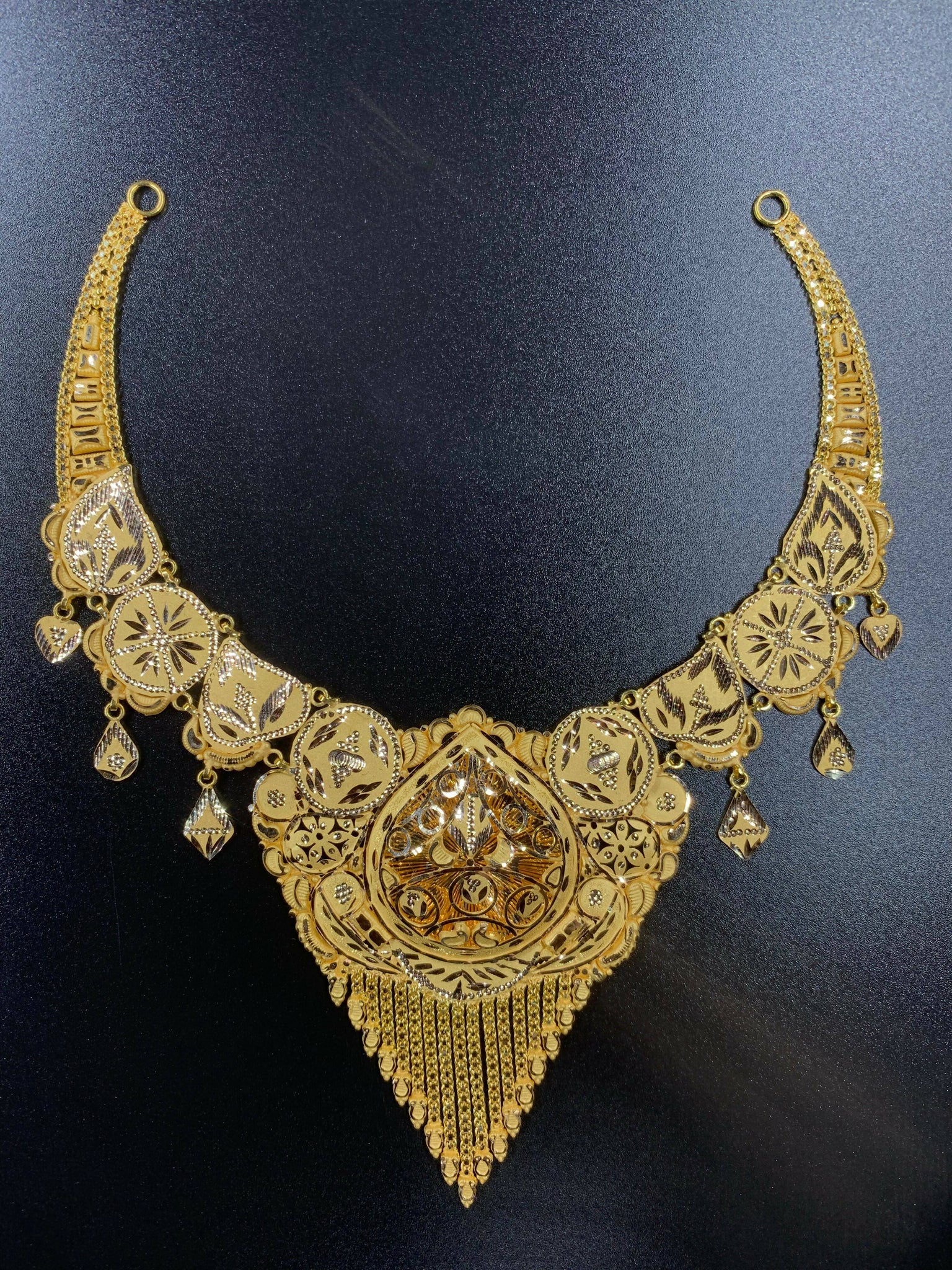 Gold Necklace Sarafa Bazar India