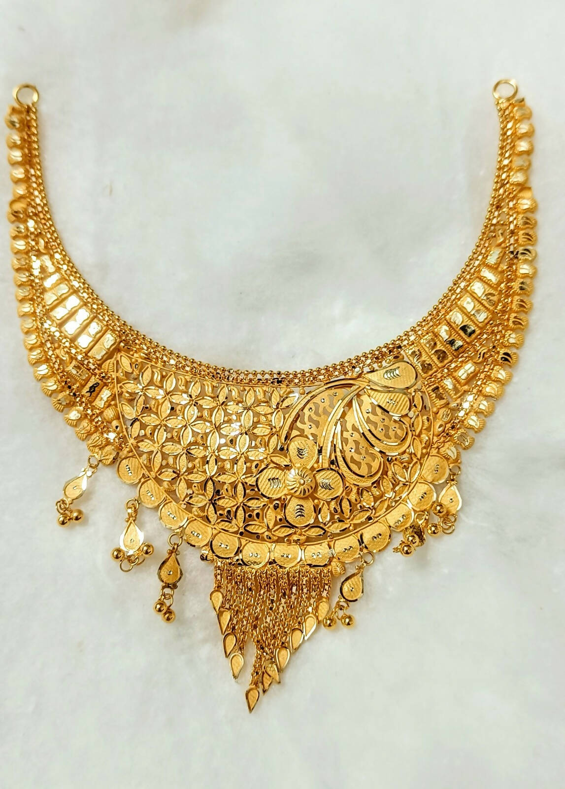 Gold Necklace Sarafa Bazar India