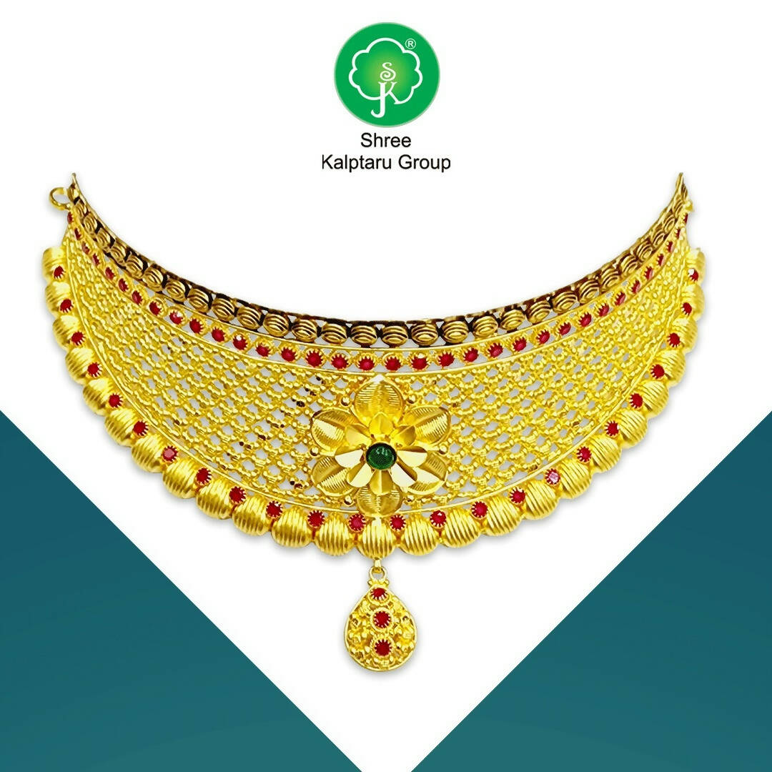 Gold Choker Sarafa Bazar India