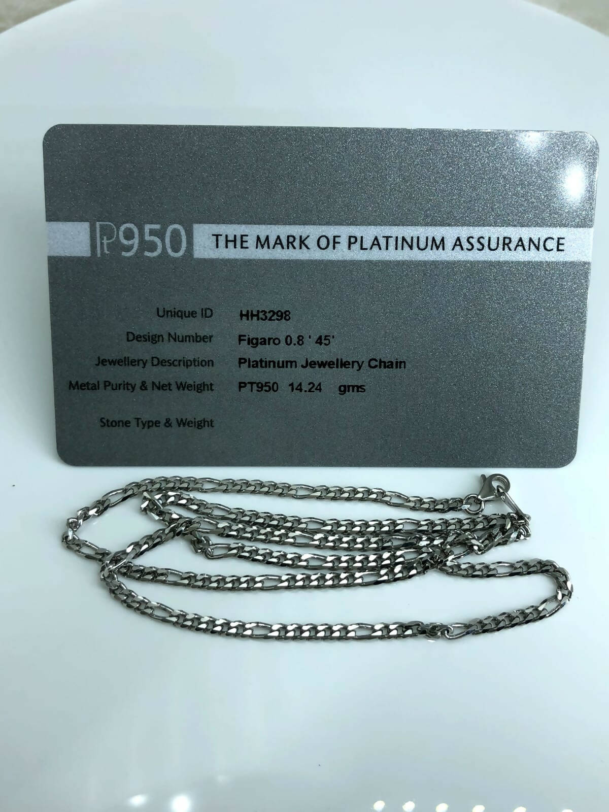 Imported Platinum Chain- Japan Sarafa Bazar India