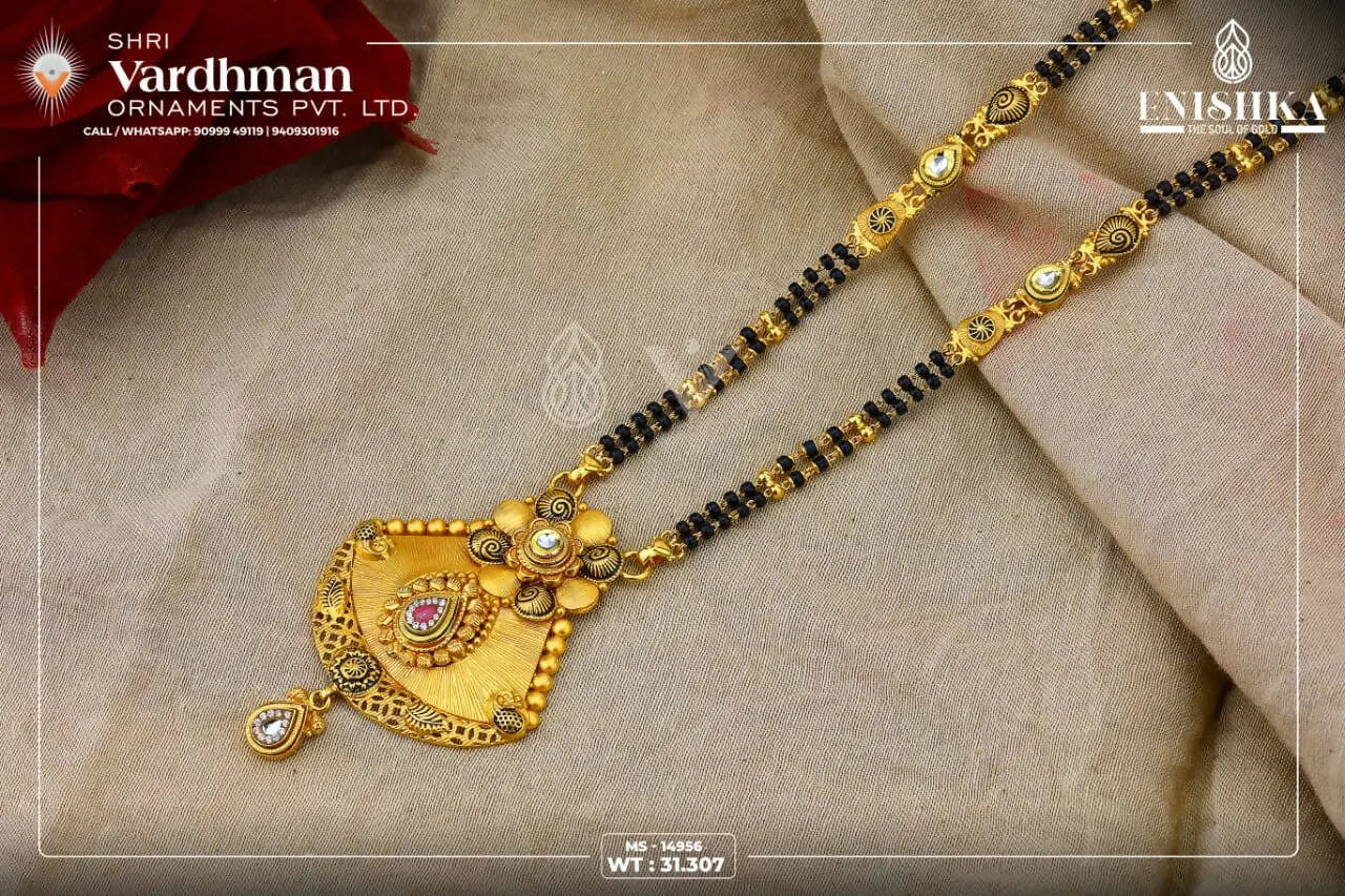 22kt Mangalsutra Sarafa Bazar India