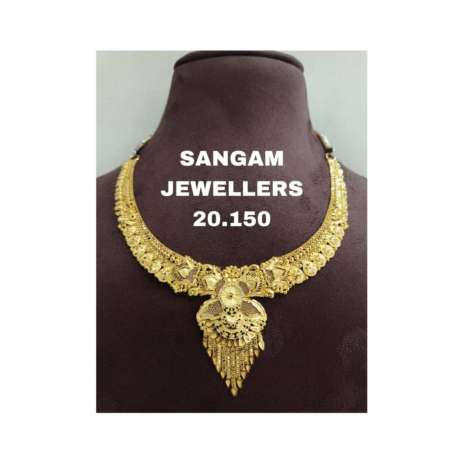 Gold Necklace Sarafa Bazar India