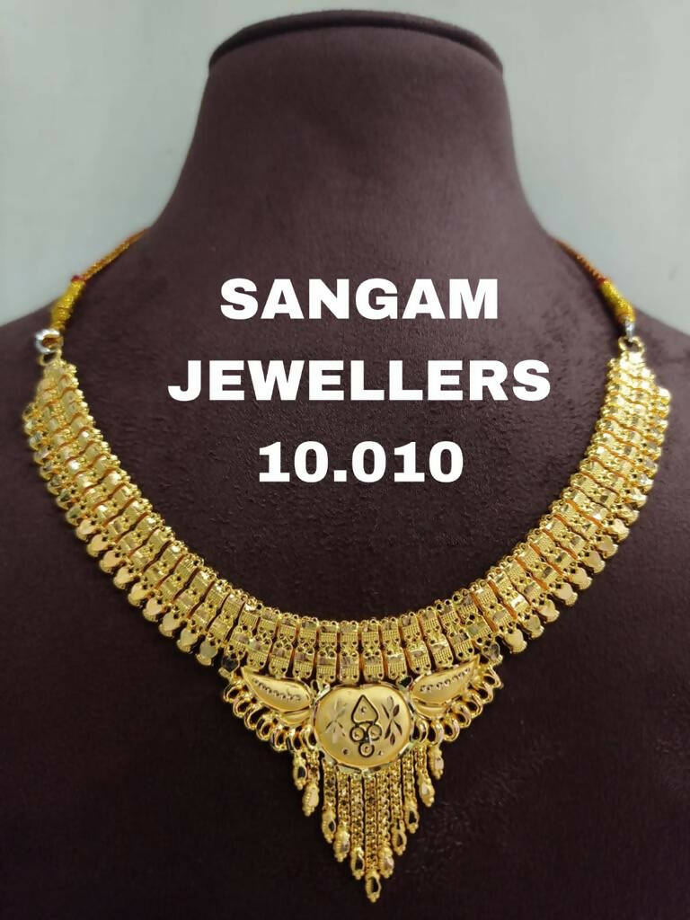 Gold Necklace Sarafa Bazar India