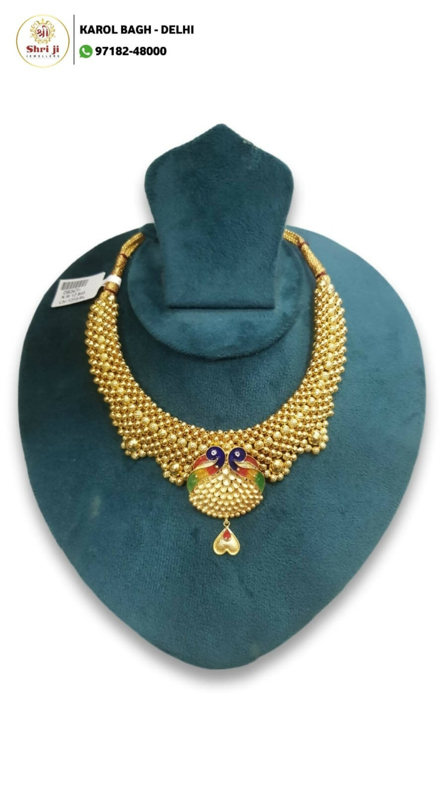 Light Weight Ghalsari Necklace Sarafa Bazar India