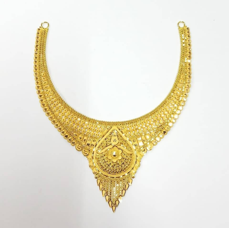 Gold Necklace Sarafa Bazar India