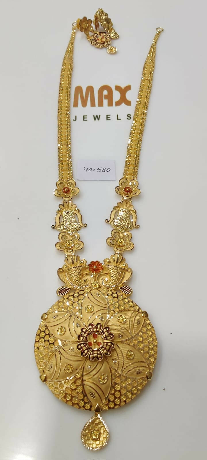 Gold Long Set Sarafa Bazar India