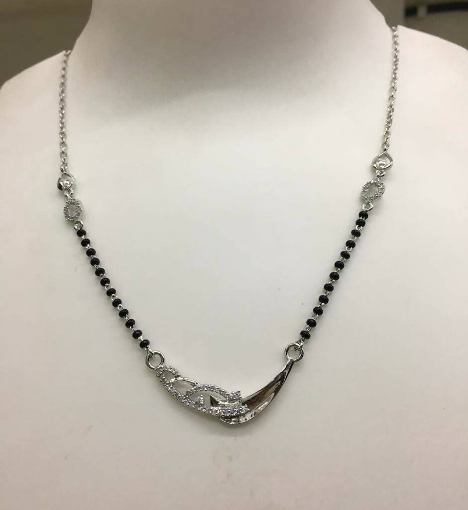 925 Silver Mangalsutra Sarafa Bazar India