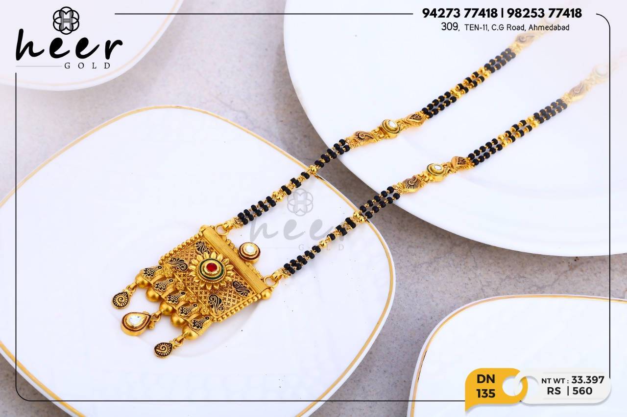 Antique Kundan Mangalsutra Sarafa Bazar