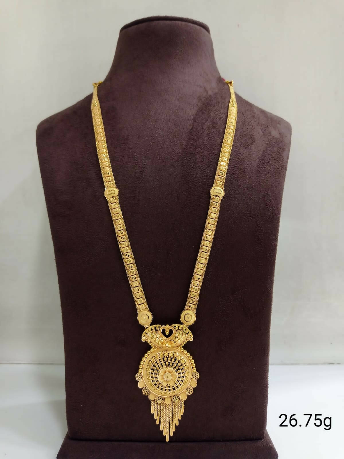 Gold Long Set Sarafa Bazar India