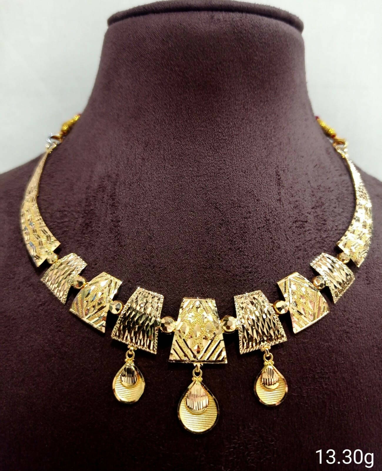 Gold Necklace Sarafa Bazar India