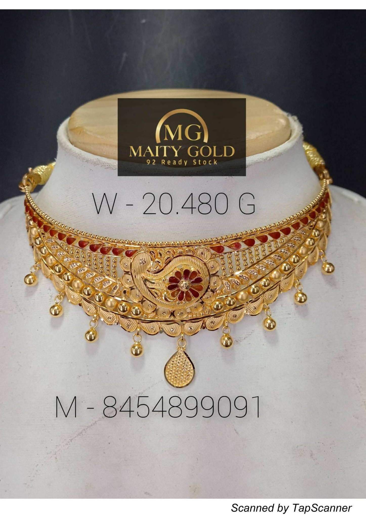 Gold Choker Sarafa Bazar India