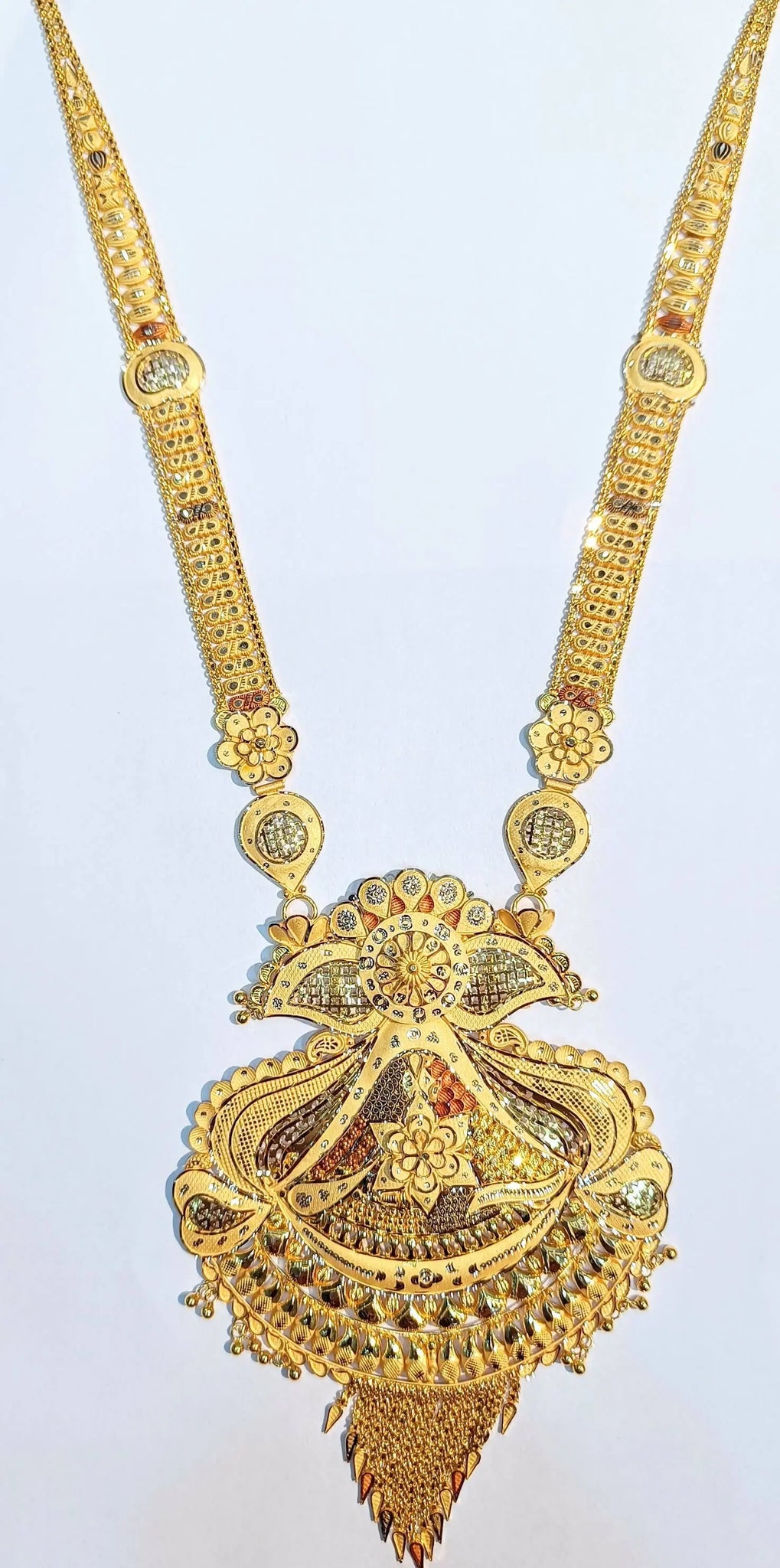 Gold Long Set Sarafa Bazar India