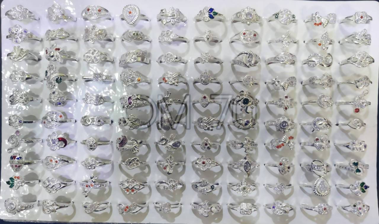 Silver Micro Rings Sarafa Bazar