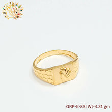 GRP-K-83 - Plain Gents Ring Sarafa Bazar India