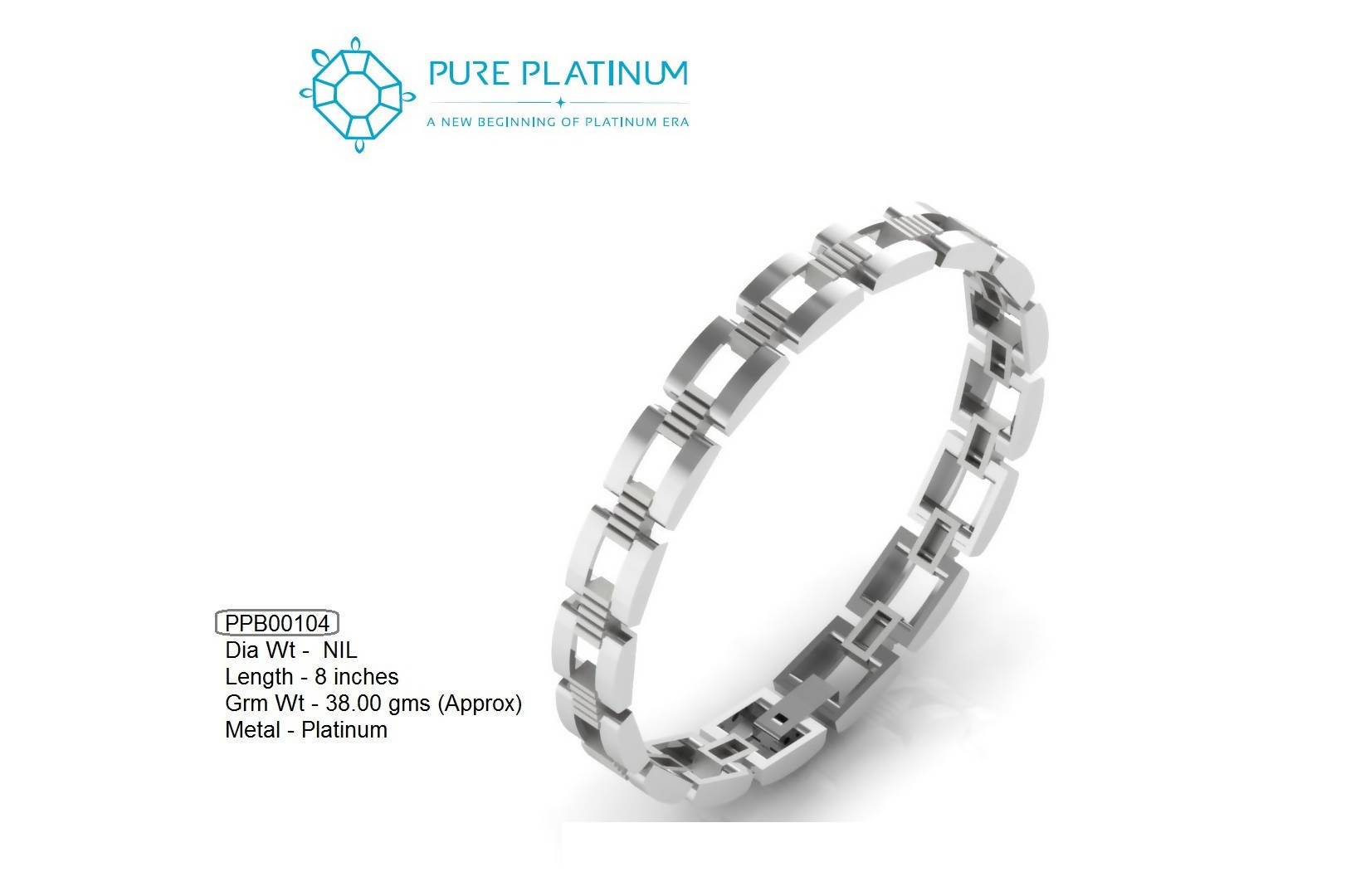 Platinum Bracelet Sarafa Bazar