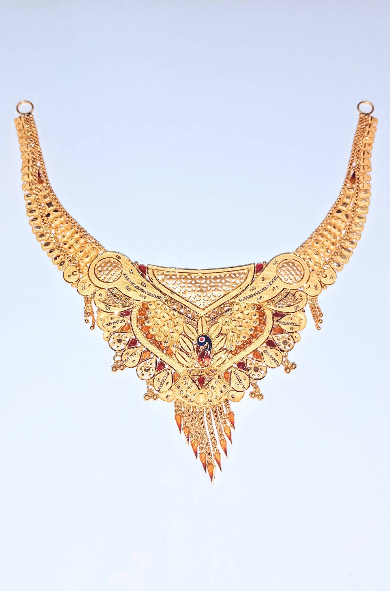 Gold Necklace Sarafa Bazar India