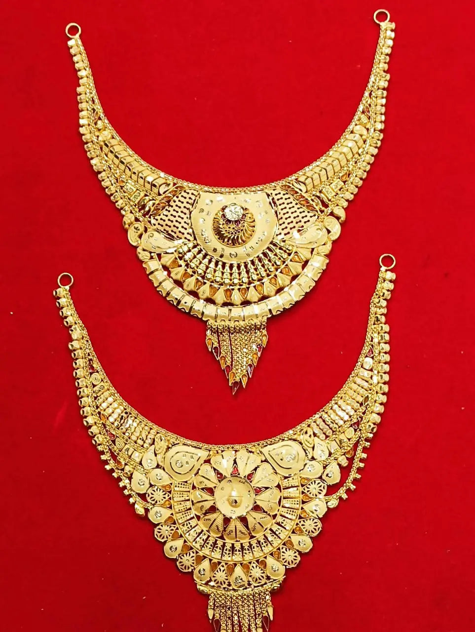 Gold Necklace Sarafa Bazar India