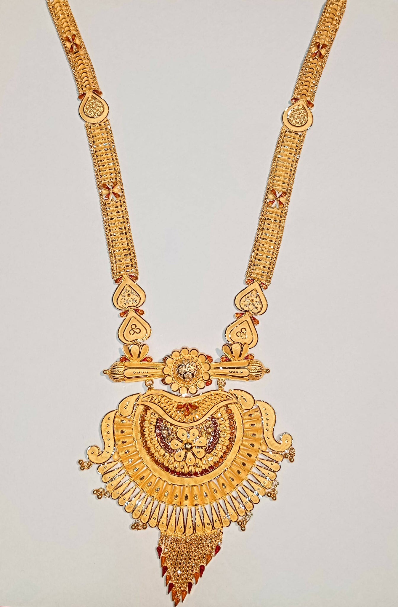 Gold Long Set Sarafa Bazar India