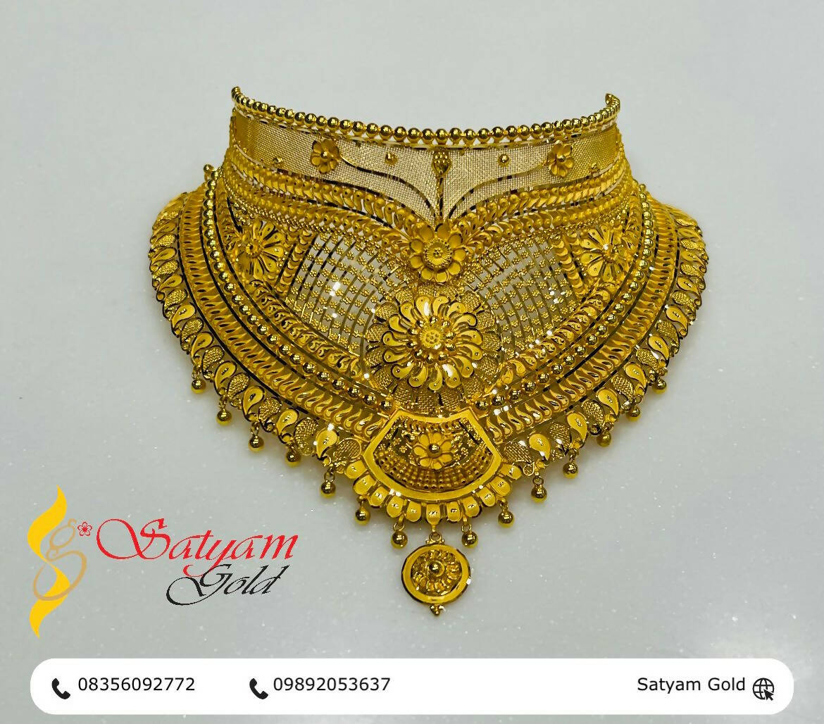 Gold Choker Sarafa Bazar India