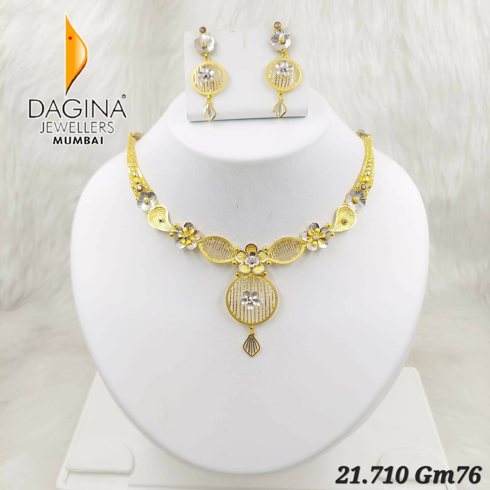 Rhodium Set Sarafa Bazar India