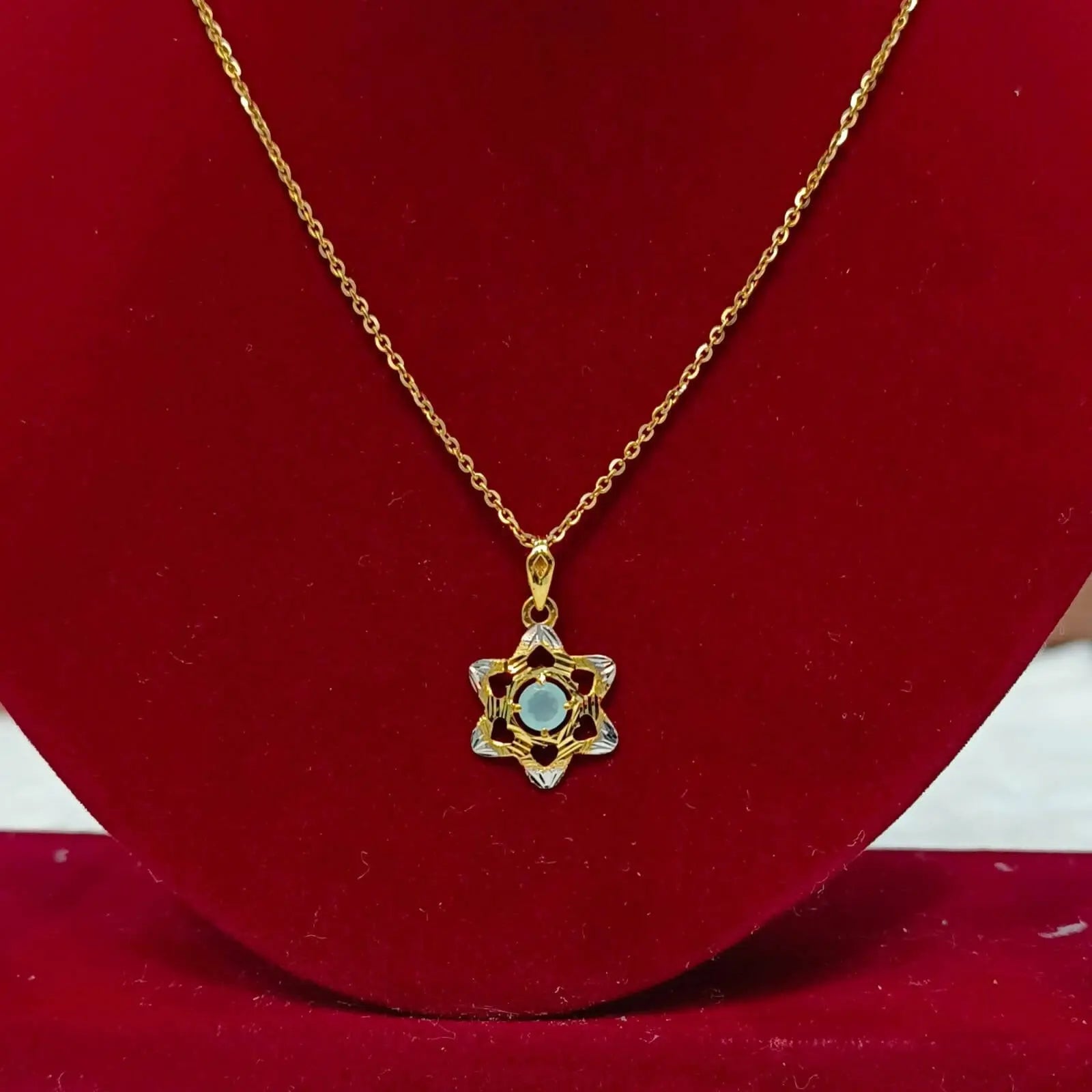 Turkish Italian Gold Pendant Sarafa Bazar India