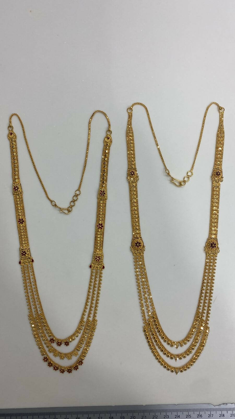 Gold Long Set Sarafa Bazar India