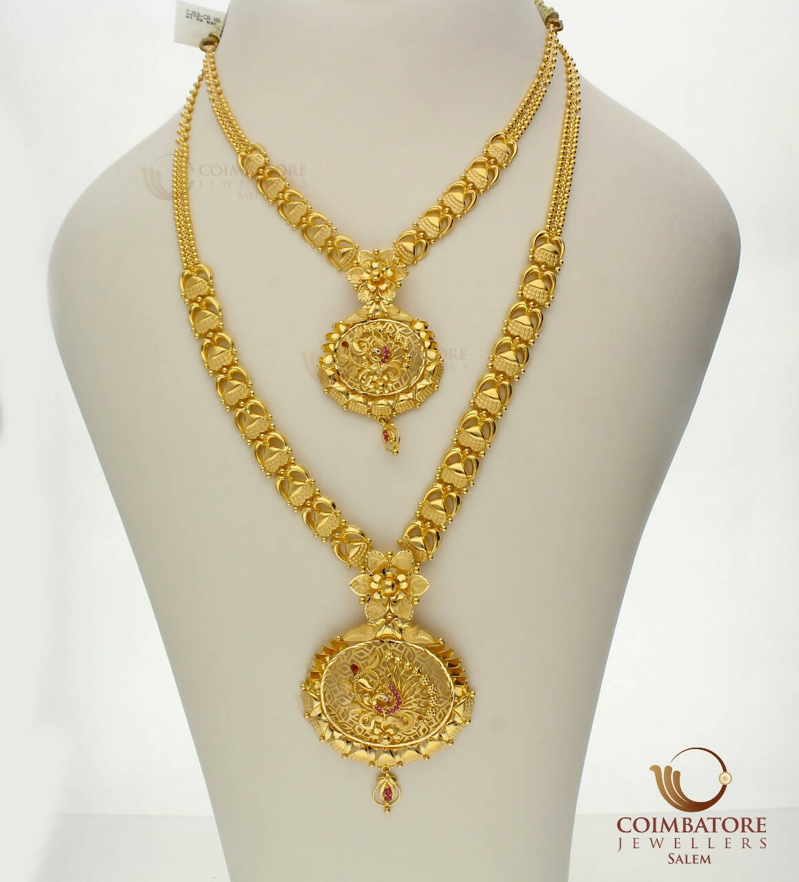 Gold Necklace & Long Set Sarafa Bazar India