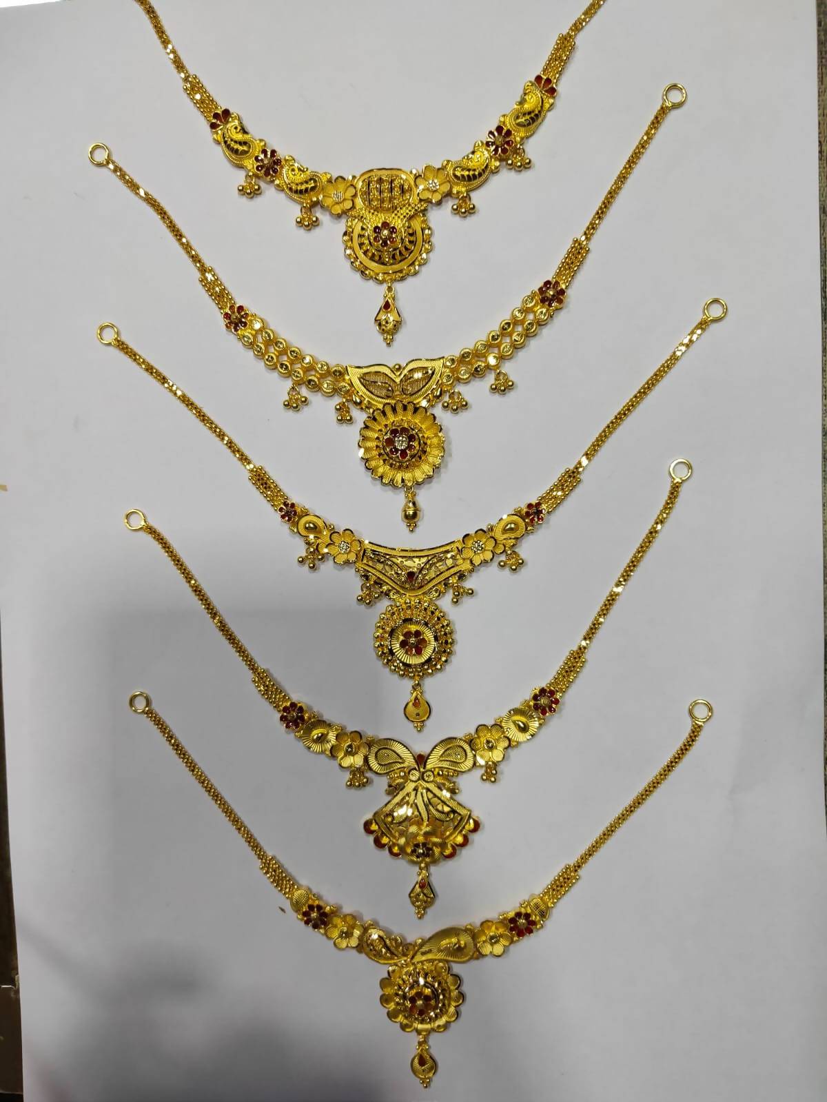 Gold Kanthi Set Sarafa Bazar