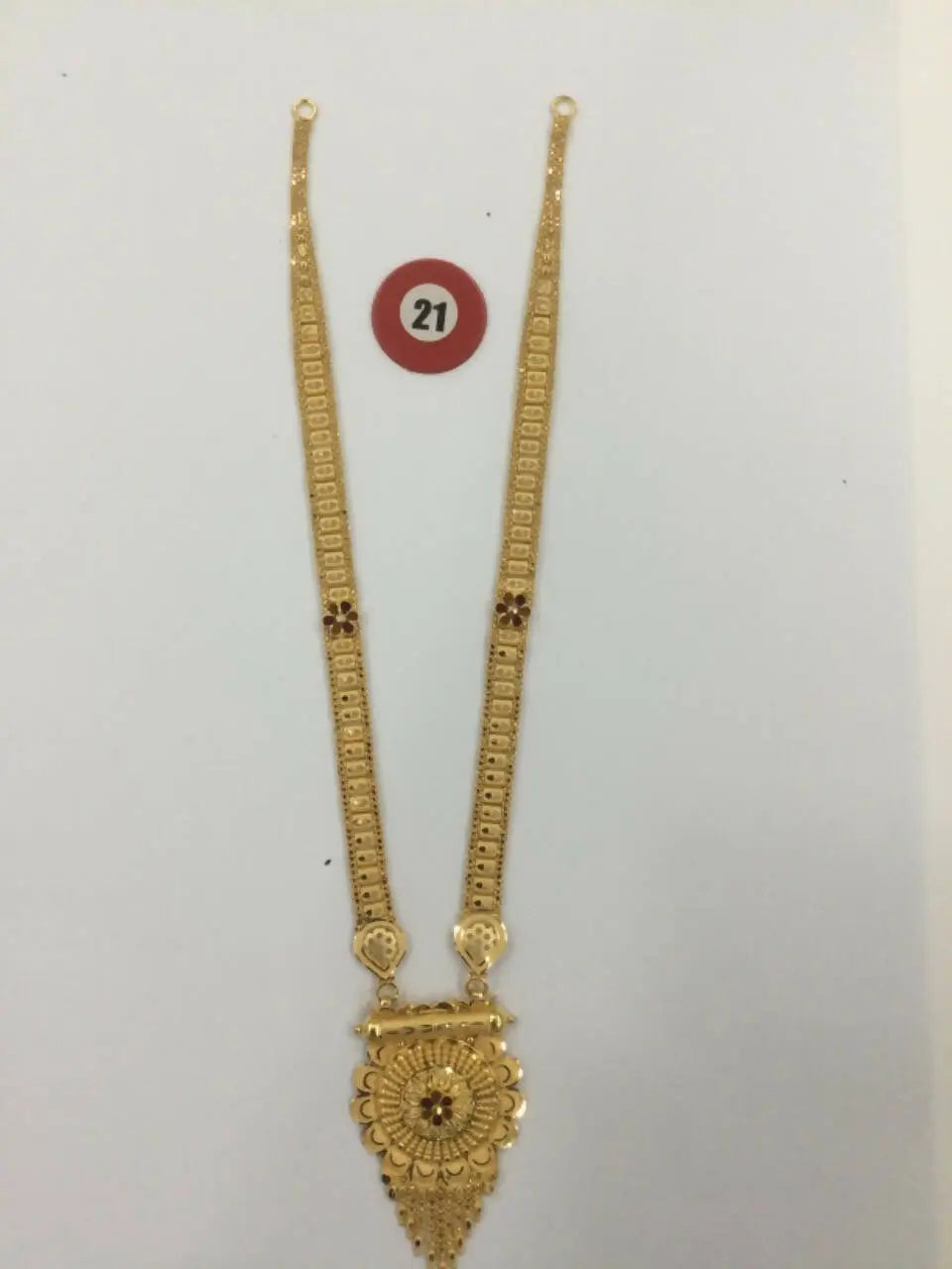 Gold Long Set Sarafa Bazar India