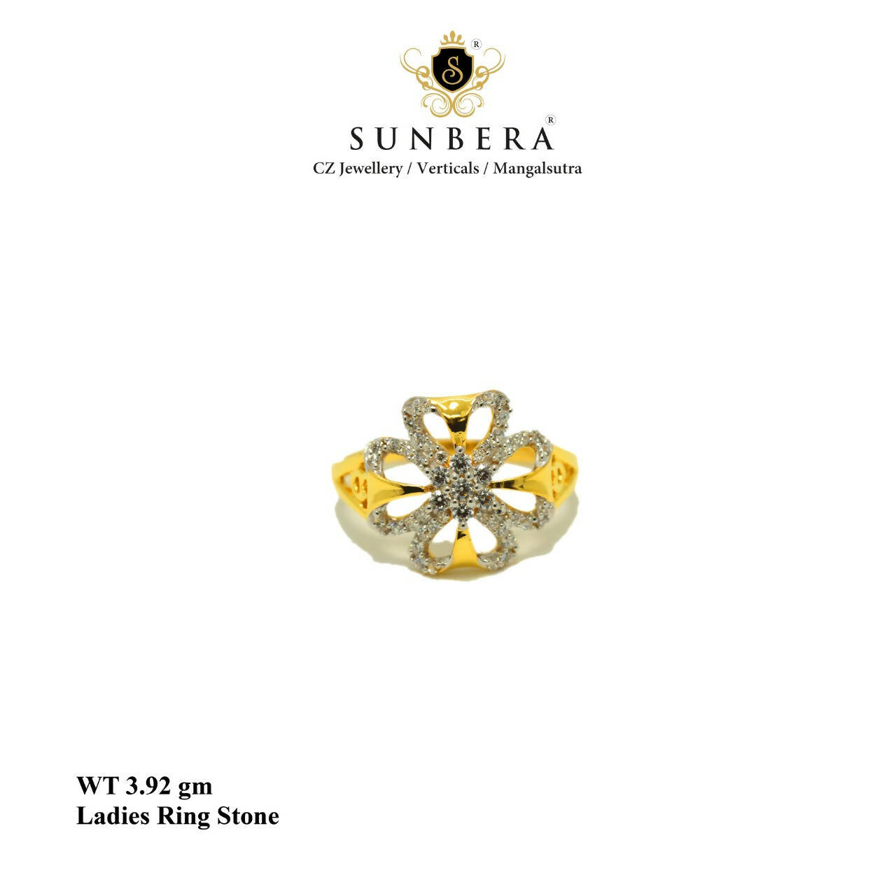 Ladies Stone Ring Sarafa Bazar India