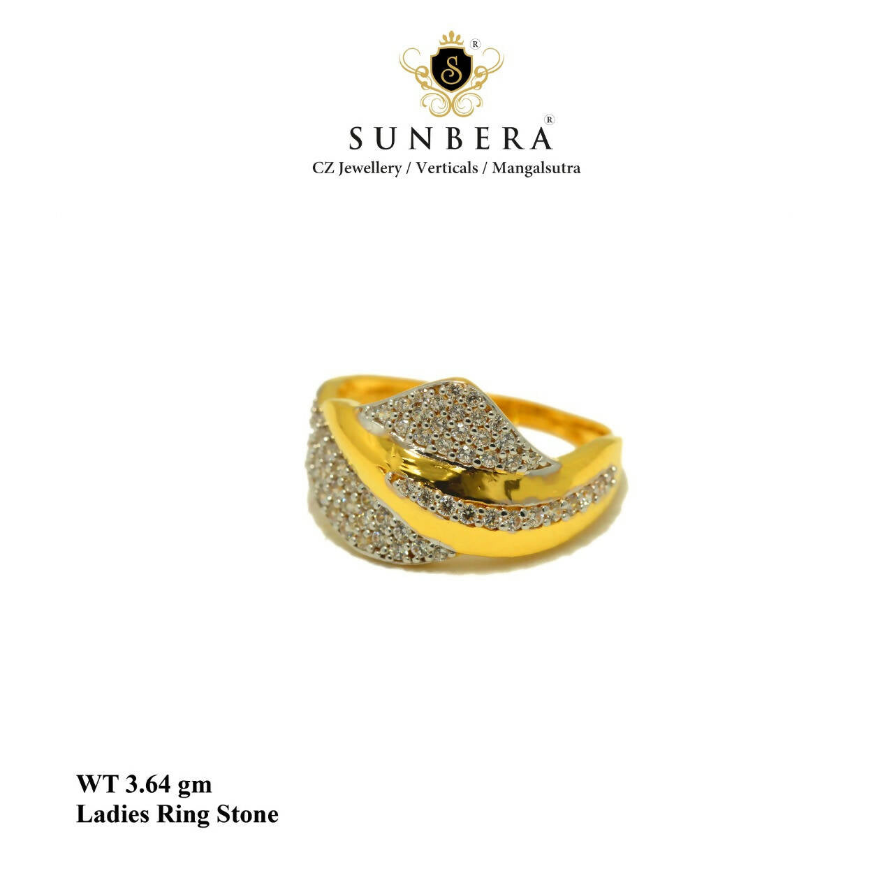 Ladies Stone Ring Sarafa Bazar India