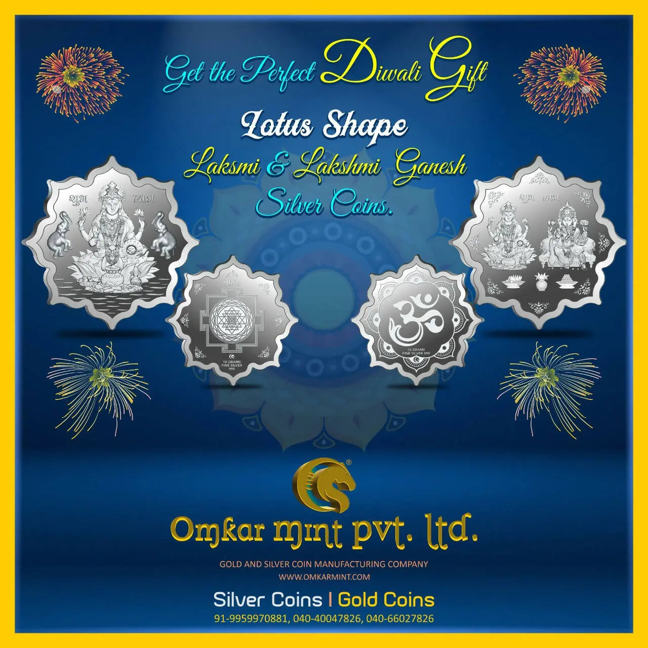 Diwali Special Silver Coins Sarafa Bazar India