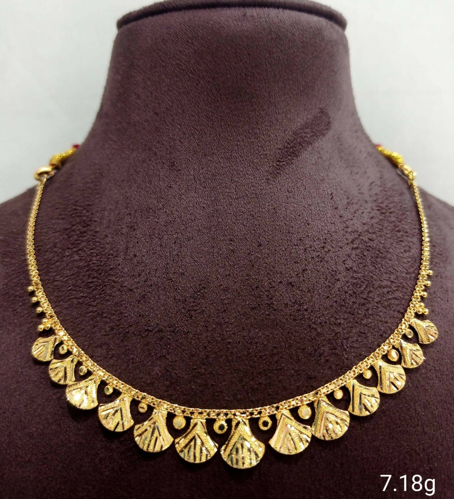 Gold Necklace Sarafa Bazar India