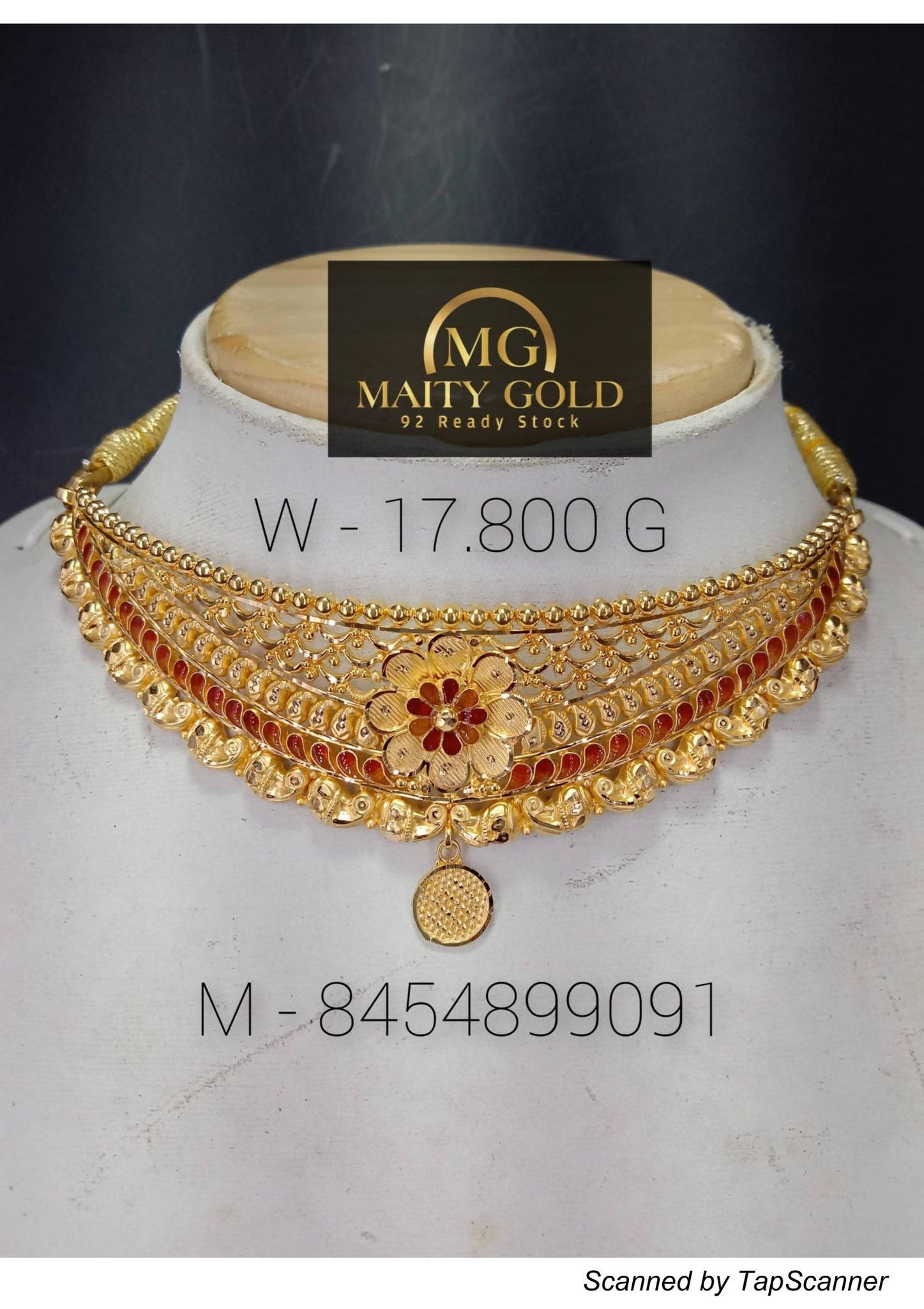 Gold Choker Sarafa Bazar India