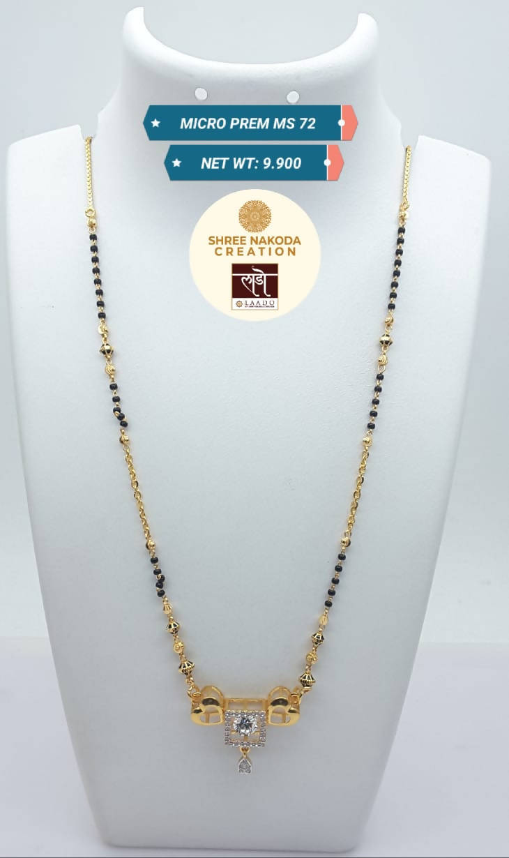 Dancing Pendant Mangalsutra Sarafa Bazar India