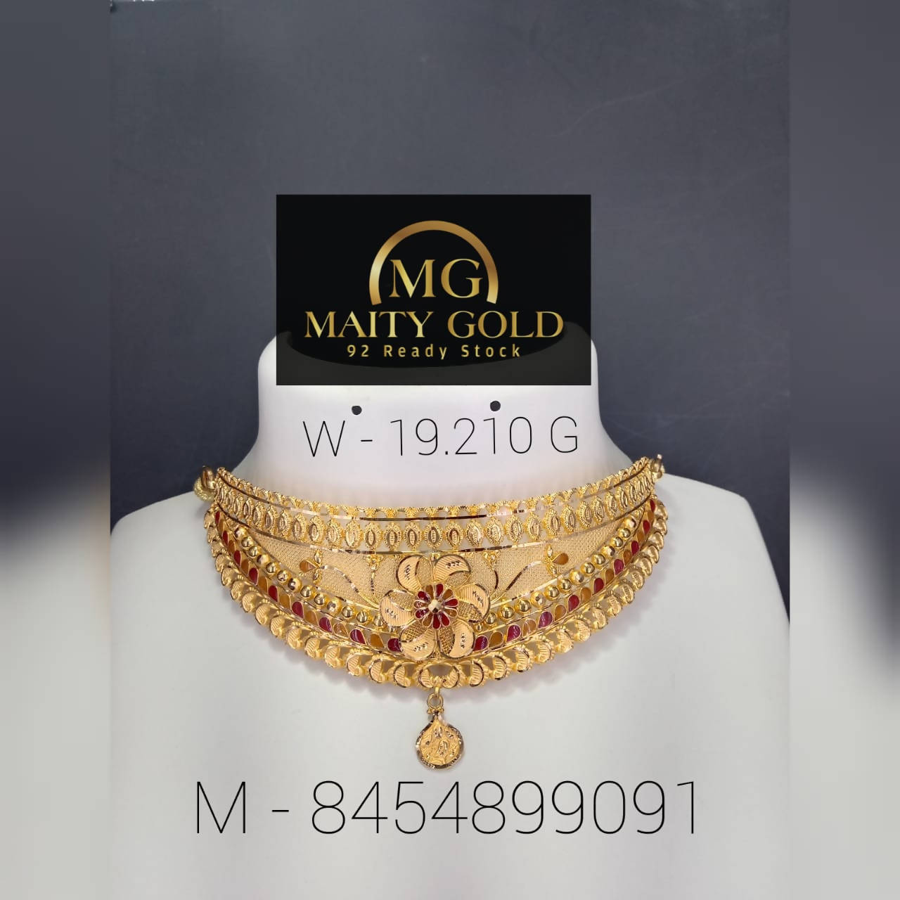 Gold Choker Sarafa Bazar India