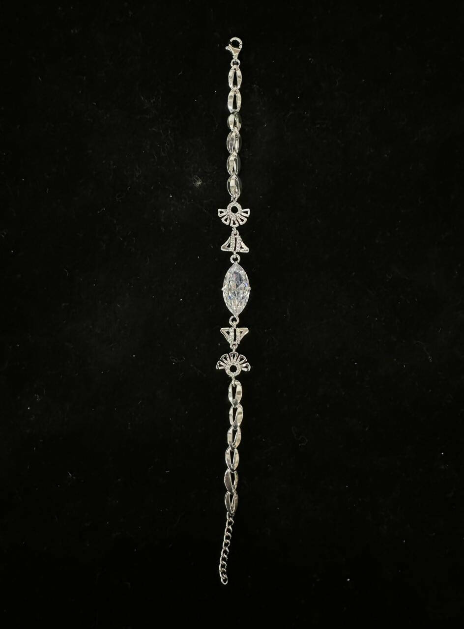 925 Silver Ladies Bracelet Sarafa Bazar India